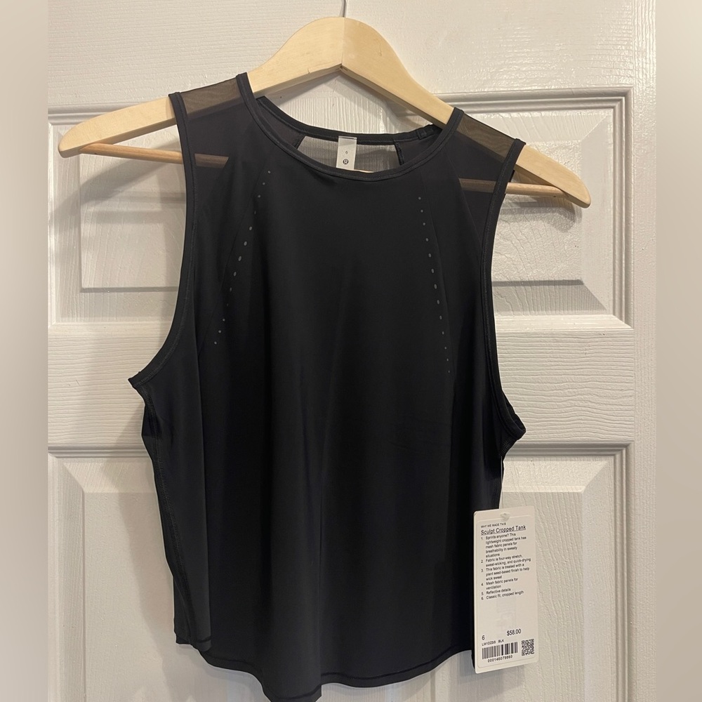 Lululemon Sculpt tank size 6, NWT